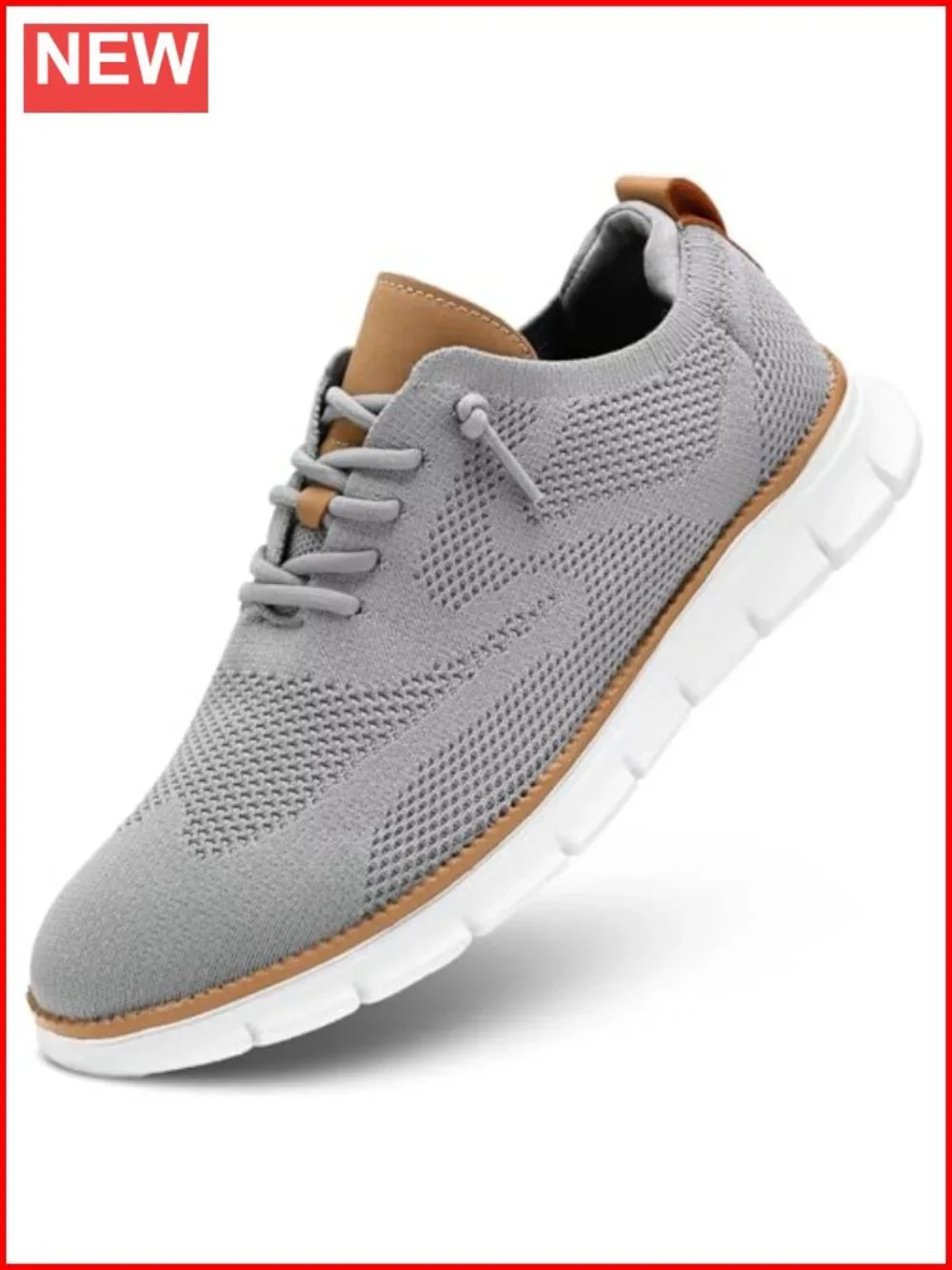 Men's Casual Dress Oxfords Business Walking Sneakers Mesh Lightweight Soft Sole